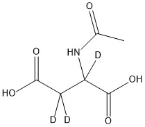 N-Acetyl-DL-aspartic Acid-[2,3,3-d3]